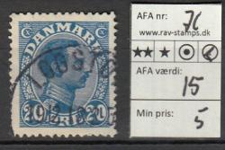 Ugeauktion 824 - AFA 71 - 74 #25002