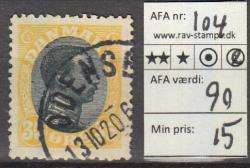 Ugeauktion 824 - AFA 101 - 104 #33024