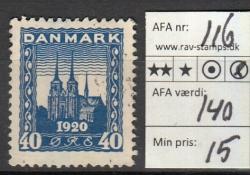 Ugeauktion 822 - AFA 112 - 116 #43064