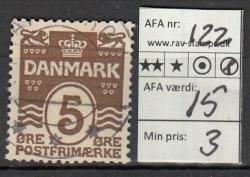 Ugeauktion 877 - AFA 122 - 125 #70008