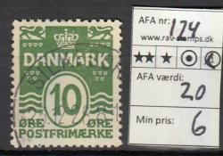 Ugeauktion 823 - AFA 122 - 125 #45040