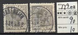 Ugeauktion 877 - AFA 129 - 130 #72006