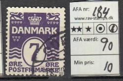 Ugeauktion 877 - AFA 181 - 185a #87048