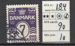 Ugeauktion 824 - AFA 181 - 185a #56050