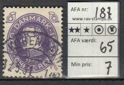 Ugeauktion 825 - AFA 186 - 189 #58032