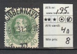 Ugeauktion 877 - AFA 192 - 195 #91084