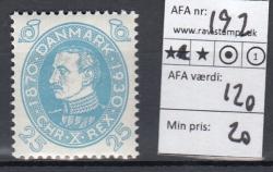 Ugeauktion 877 - Postfrisk BT. AFA 186 - 195 #125030