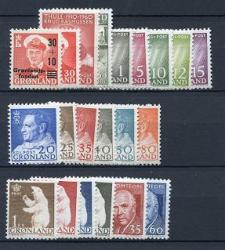 Ugeauktion 824 - Grønland. Årssæt. 1938 - 1980 #237018