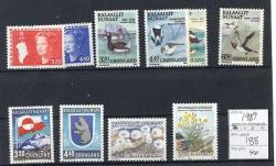 Ugeauktion 822 - Grønland. Årssæt. 1980 - 1989 #238032