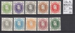 Ugeauktion 824 - Ustemplede BT. AFA 186 - 195 #125004