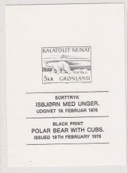 Ugeauktion 877 - Grønland sorttryk #252004