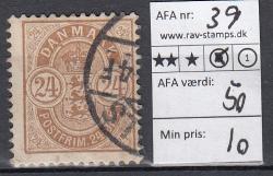 Ugeauktion 823 - AFA 37 - 39 #21066