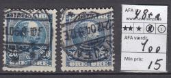 Ugeauktion 877 - AFA 47 - 48a #51018