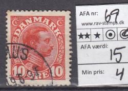 Ugeauktion 826 - AFA 68 - 70a #24034