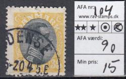 Ugeauktion 822 - AFA 101 - 104 #39028