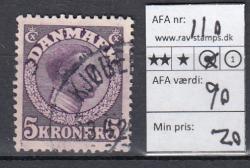 Ugeauktion 819 - AFA 110 - 110b #44002