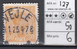 Ugeauktion 828 - AFA 126 - 128 #40034