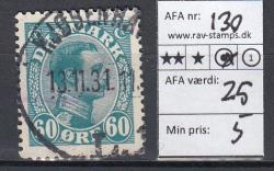 Ugeauktion 824 - AFA 129 - 130 #41034