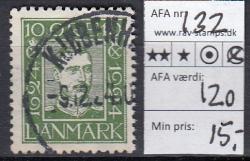 Ugeauktion 824 - AFA 132 - 135 #43022