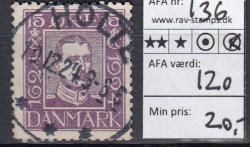 Ugeauktion 822 - AFA 136 - 139 #50002