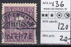 Ugeauktion 823 - AFA 136 - 139 #50006