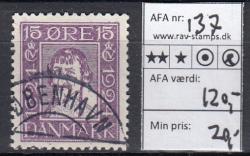 Ugeauktion 822 - AFA 136 - 139 #50028