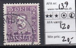 Ugeauktion 877 - AFA 136 - 139 #75078
