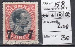 Ugeauktion 824 - AFA 157 - 159 #50028