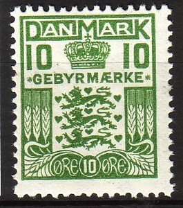 Ugeauktion 823 - Gebyrmærker #225066