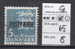 Ugeauktion 877 - Postfærge 45 - 50 #114084