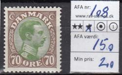 Ugeauktion 877 - Ustemplede BT. AFA 98 - 110b #128082