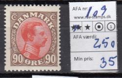 Ugeauktion 824 - Postfrisk BT. AFA 98 - 110b #110046