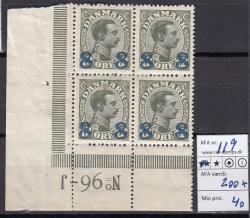 Ugeauktion 877 - Postfrisk BT. AFA 112 - 131a. #119066