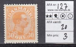 Ugeauktion 824 - Ustemplede BT. AFA  112 - 131a #121036