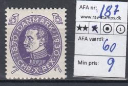 Ugeauktion 824 - Ustemplede BT. AFA 186 - 195 #125008