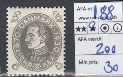 Ugeauktion 877 - Ustemplede BT. AFA 186 - 195 #133014