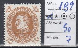 Ugeauktion 877 - Postfrisk BT. AFA 186 - 195 #125016