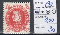 Ugeauktion 823 - Postfrisk BT. AFA 186 - 195 #121024