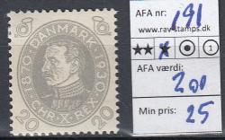 Ugeauktion 819 - Ustemplede BT. AFA 186 - 195 #134024