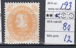 Ugeauktion 877 - Ustemplede BT. AFA 186 - 195 #133034