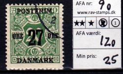 Ugeauktion 822 - AFA 90 - 94 #36006