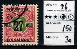 Ugeauktion 822 - AFA 95 - 97 #37014