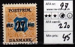 Ugeauktion 823 - AFA 95 - 97 #37046