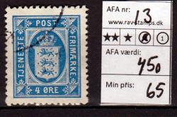 Ugeauktion 887 - Tjeneste. 13-15. #239004
