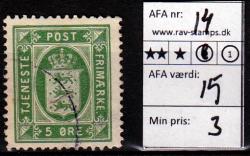 Ugeauktion 877 - Tjeneste. 13-15. #239014