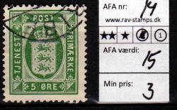 Ugeauktion 877 - Tjeneste. 13-15. #239016