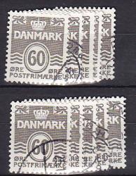Ugeauktion 877 - Bølgelinietyper. Bundter. #308028