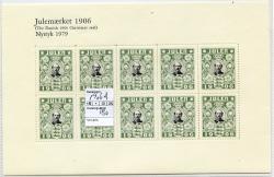 Ugeauktion 822 - Julemrk. Nytryksark. 1904 - 1960 #274020