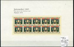 Ugeauktion 822 - Julemrk. Nytryksark. 1904 - 1960 #274010