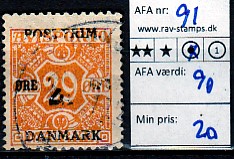 Ugeauktion 877 - AFA 90 - 94 #62012